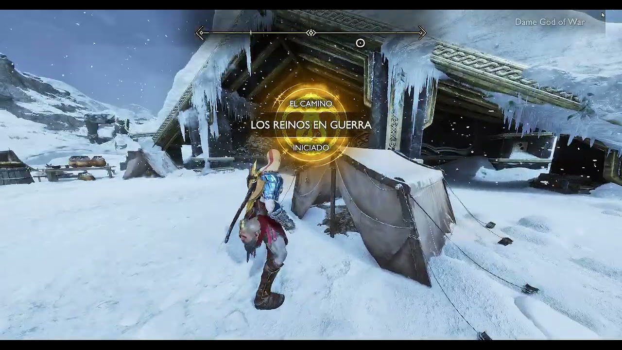 God of War Ragnarök NG+ cheats, visión amplia 57, los reinos en guerra