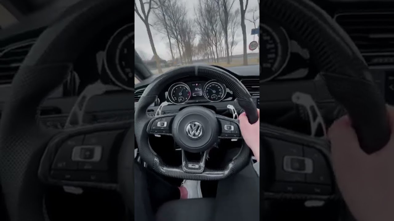 Golf 7R amazing interior + sound!