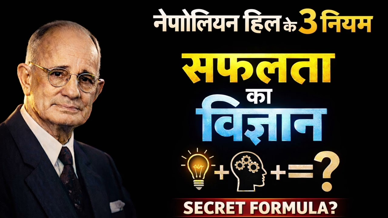 नेपोलियन हिल के 3 नियम: वह विज्ञान जो सफलता का एक समीकरण | Napoleon Hill’s 3 Laws of Success