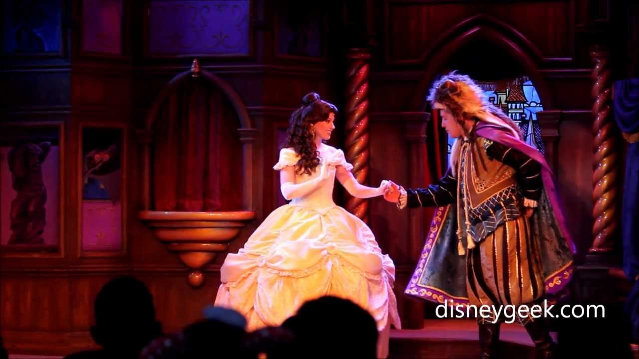 Disneyland: Fantasy Faire - Royal Theatre - Beauty & the Beast (Clips)