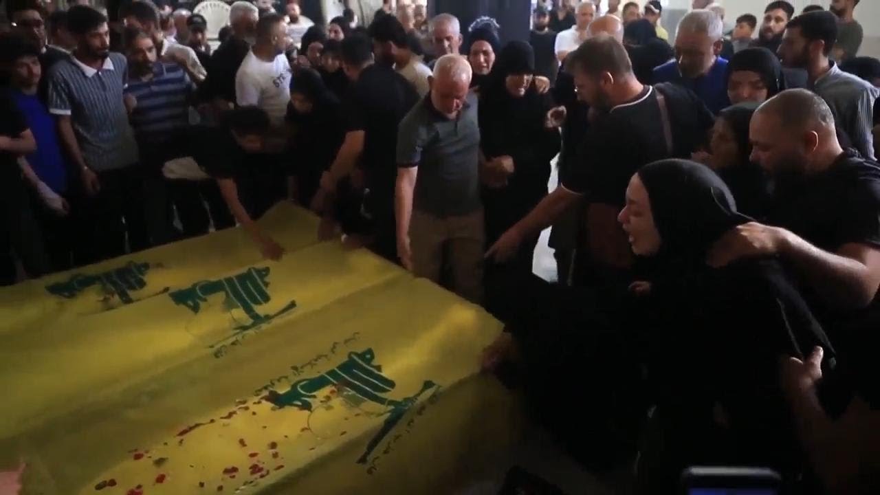 Lebanese village holds funerals for 11 dead in Israeli strikes, including women and children