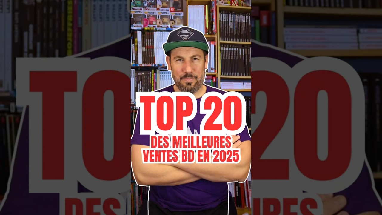 TOP 2️⃣0️⃣ des meilleures ventes BD en 2025 😎 #top #bd #comics #manga #reels #tiktok #new #instagram