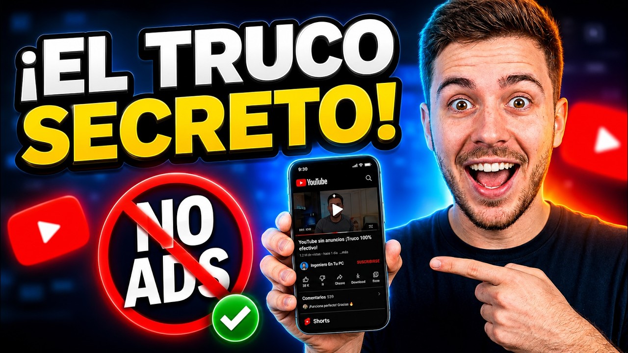 ✅ C&oacute;mo Ver YouTube SIN Anuncios en 2025 (F&aacute;cil y Seguro)
