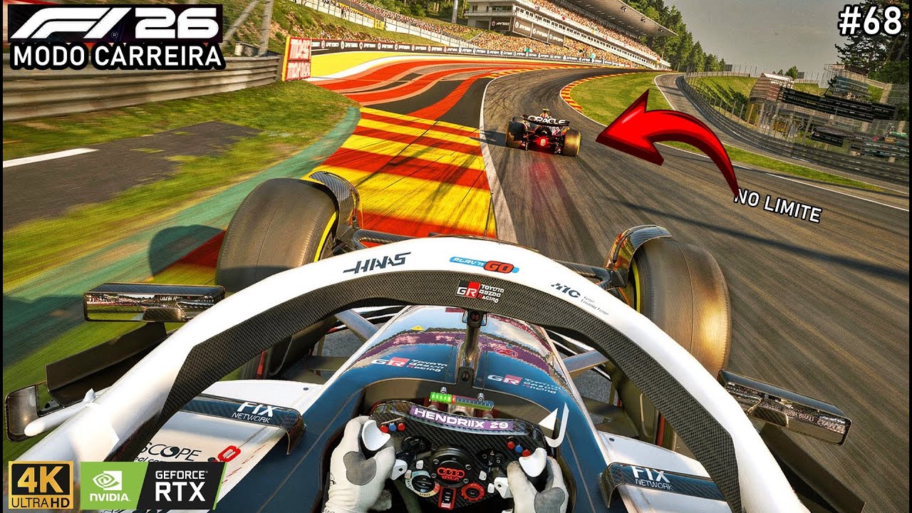 F1 26 MOD - Modo Carreira EP 068 - NO LIMITE EM SPA-FRANCORCHAMPS 💥💥