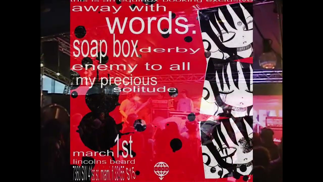 away with words live at lincoln's beard brewing co. miami, fl (full set) 3/1/26