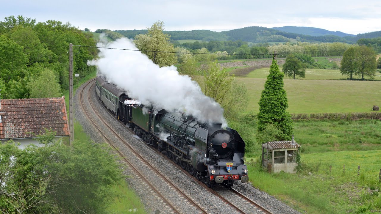 241P17 - Guédelon Express - Le Creusot/Nevers/Cosne-Cours-sur-Loire - 18 mai 2024