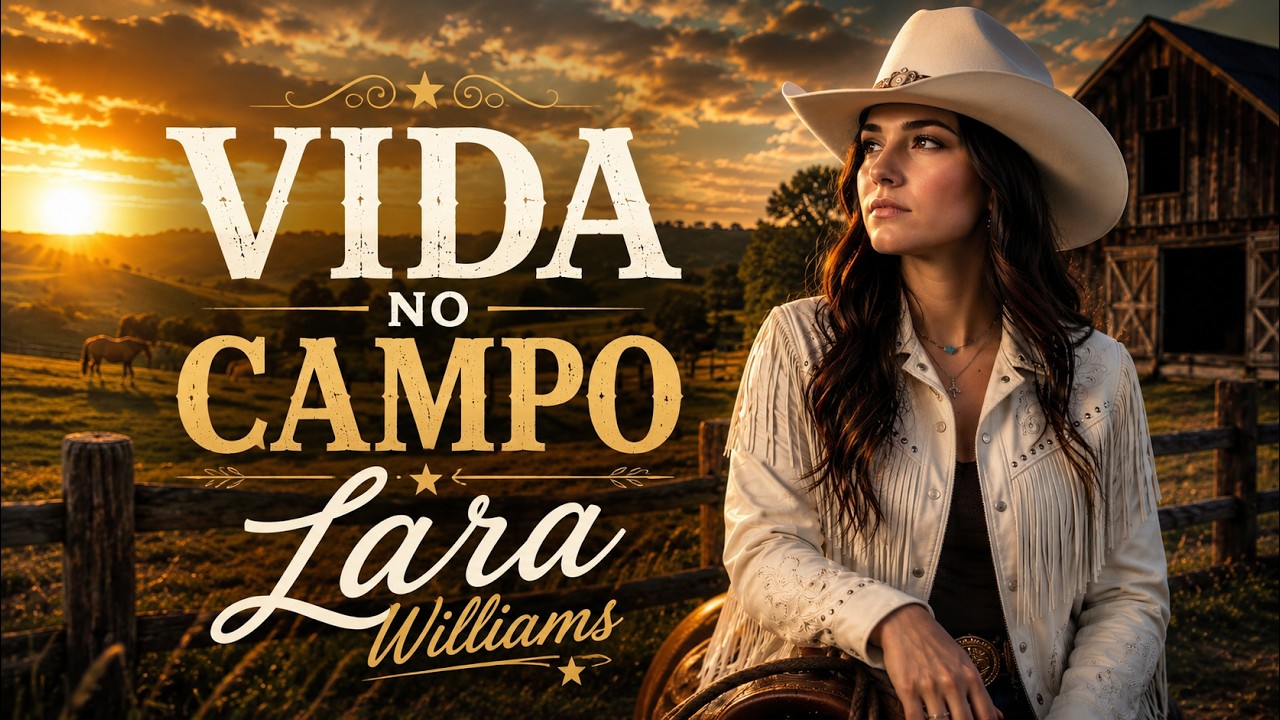 VIDA NO CAMPO 🌾 | Lara Williams (Clipe Oficial) 🤠🙏 Country Gospel