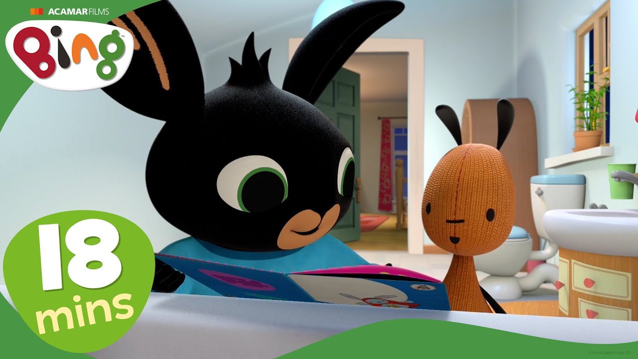 Flop is Telling Bing a Bedtime Story! | 15+ Minutes | Bing English