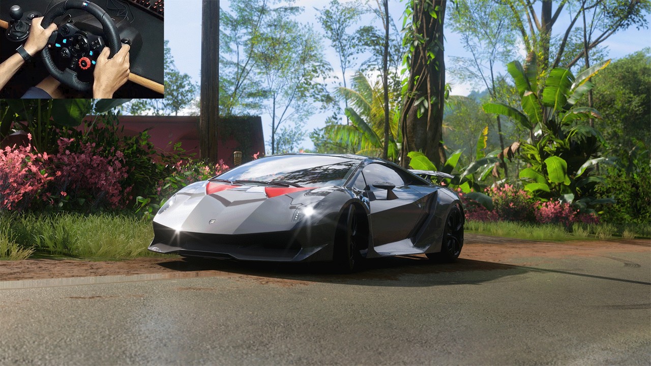 571HP Lamborghini Sesto Elemento — Carbon V10 Rocket! | Forza Horizon 5 Logitech G29 Wheel Gameplay