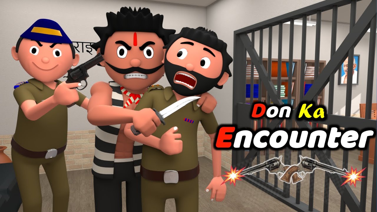 DON KA ENCOUNTER  | Funny Comedy Video | Desi Comedy | Cartoon | Cartoon Comedy | The Animo Fun