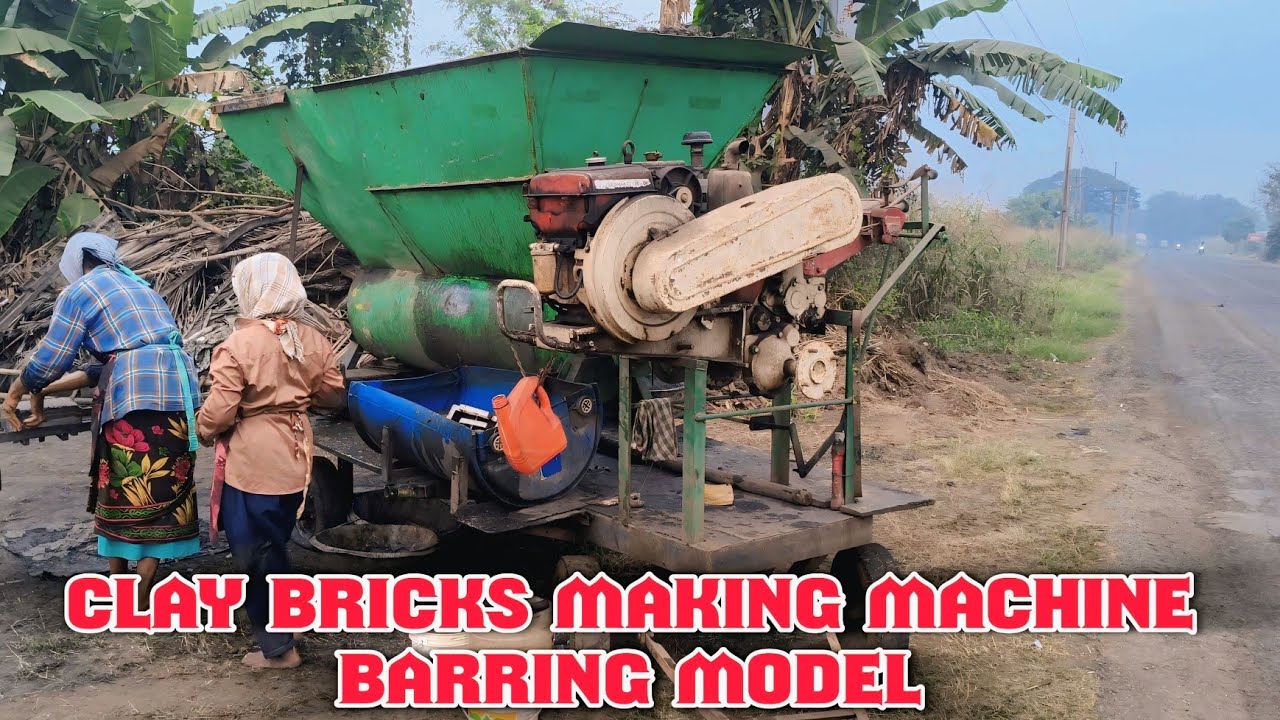 Clay bricks making machine #bricks #machine #brickmachine 