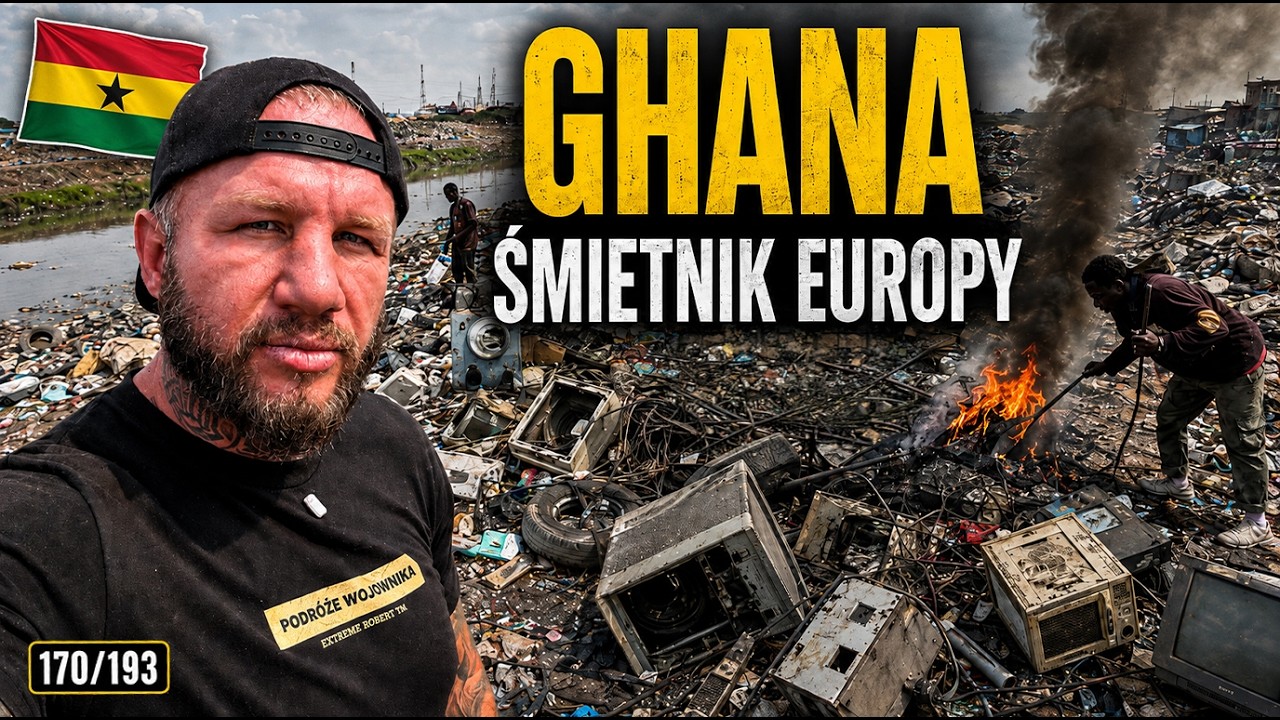 Ghana - wysypisko Europy! Tutaj trafiają wasze ELEKTROŚMIECI i stare ubrania!