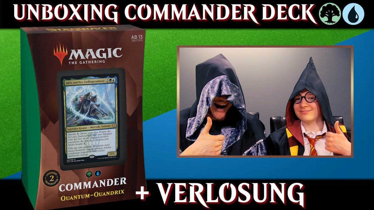 MTG Unboxing Strixhaven Commander Deck Quandrix deutsch | Magic the Gathering 2021 | Trader | Review