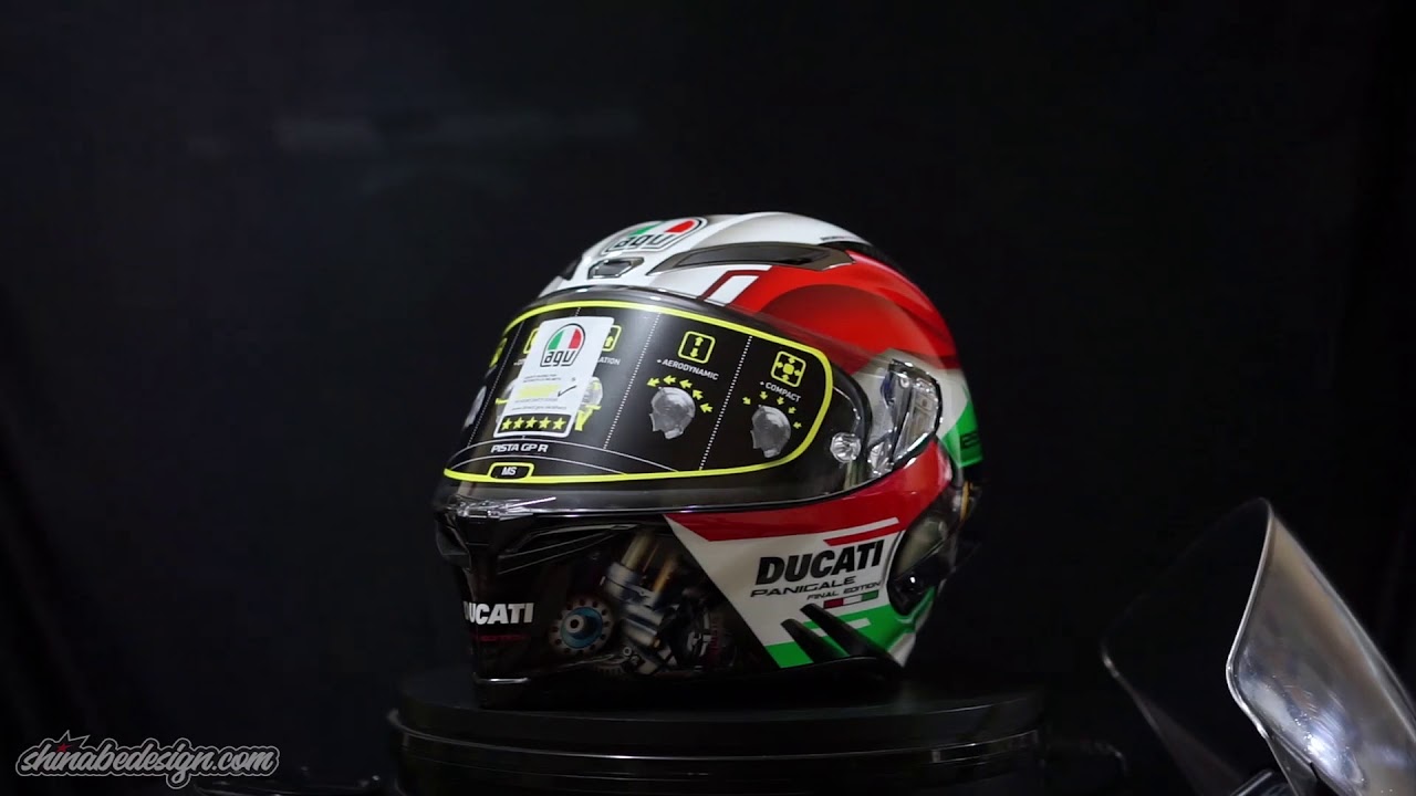 AGV Pista GPR Ducati Panigale Final Edition 1299 Helmet by Shin Abe