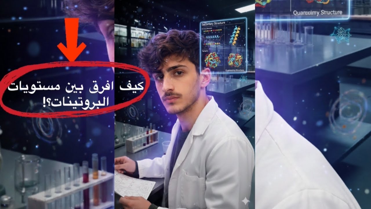 كيف افرق بين مستويات تركيب البروتينات؟! سلسله مراجعه احياء الفصل الأول توجيهي 2008