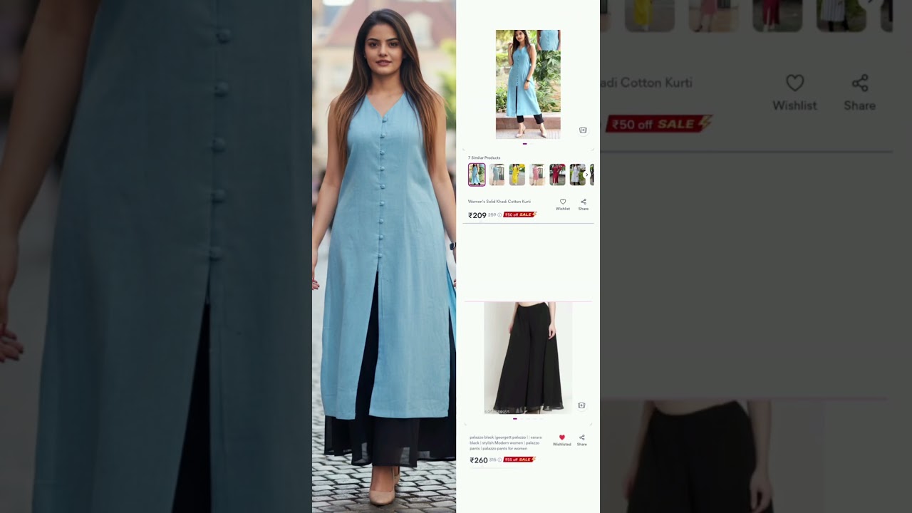 Click here for the link or Check community post #meesho #trending #outfitidea