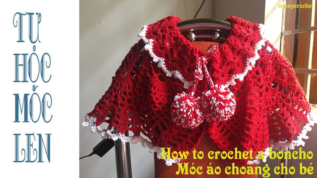 How to crochet a boncho for baby