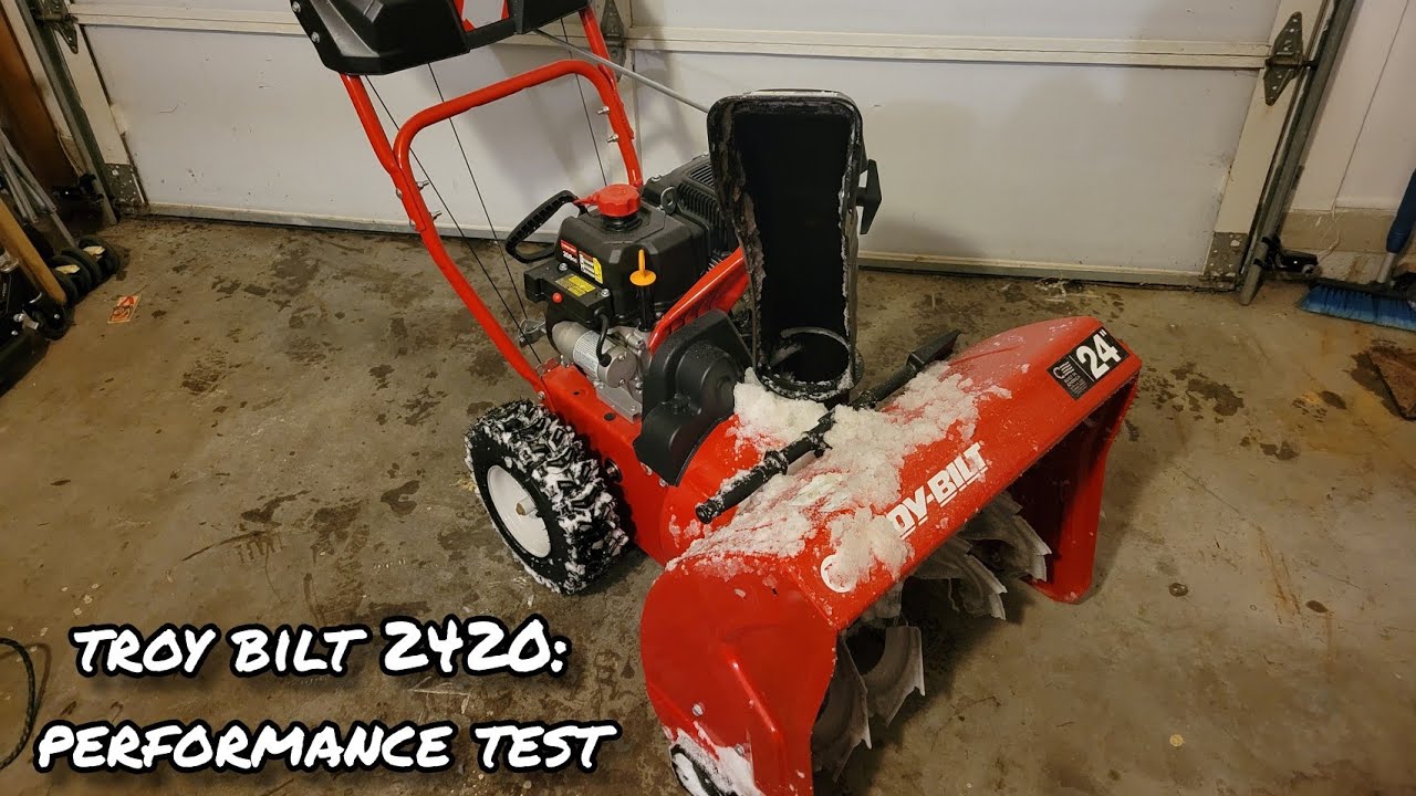 Troy Bilt 2420: Performance Test
