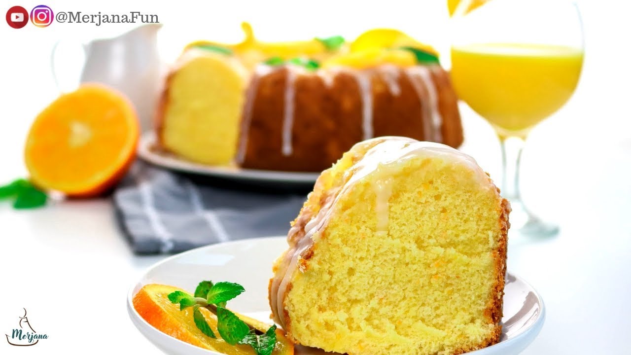 كيكة البرتقال الإقتصادية | Meskouta Algerian Orange Cake recipe