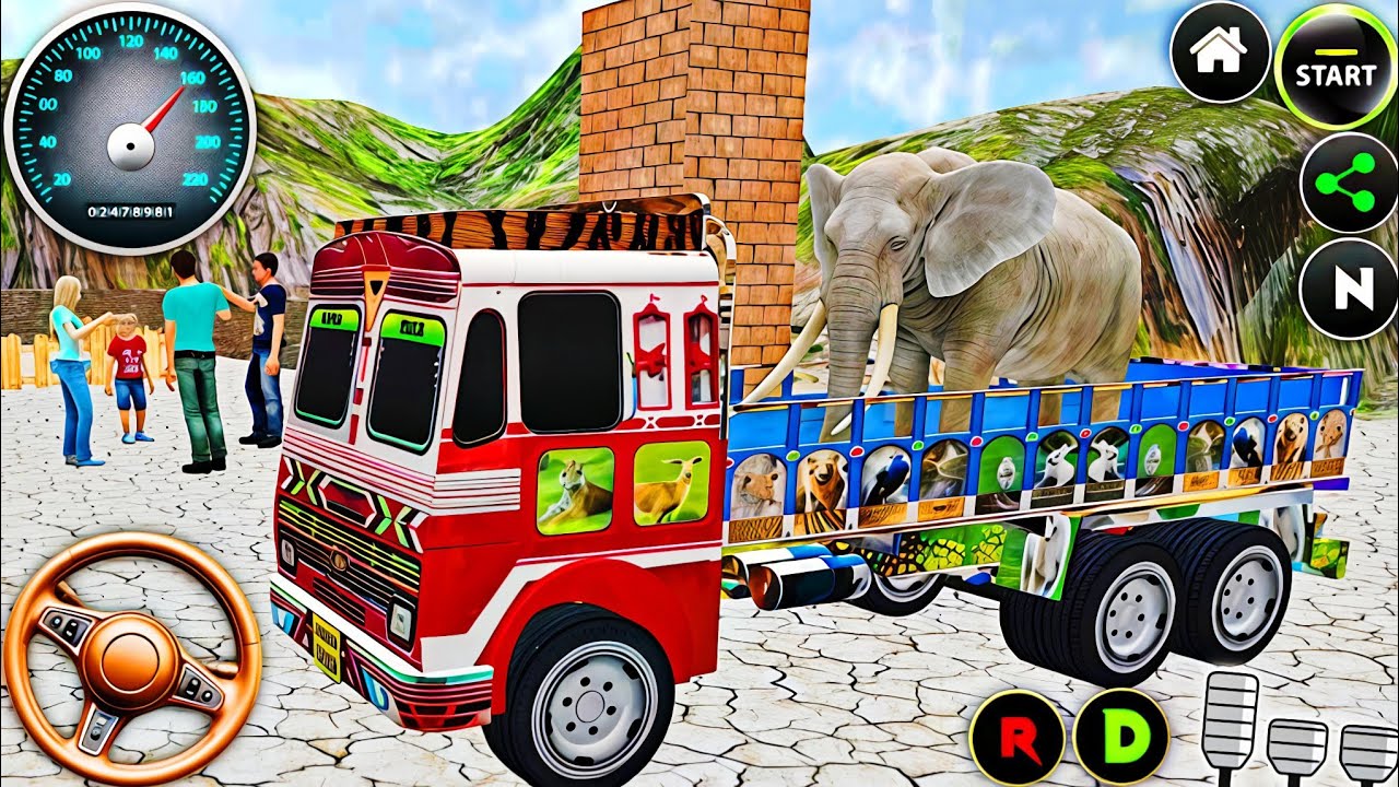 Animal Cargo Truck Game 3D - Cargo Animal Truck Driving 3D - Android Gameplay 