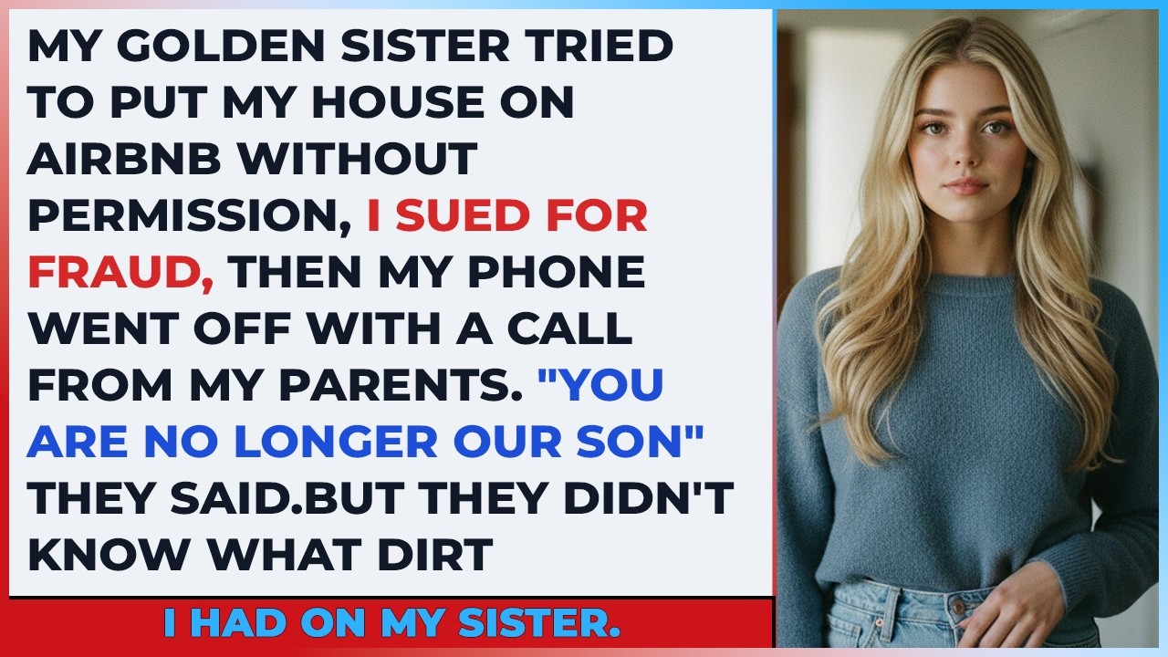 My Golden Sister Tried To Put My House On Airbnb Without Permission, I Sued For Fraud....