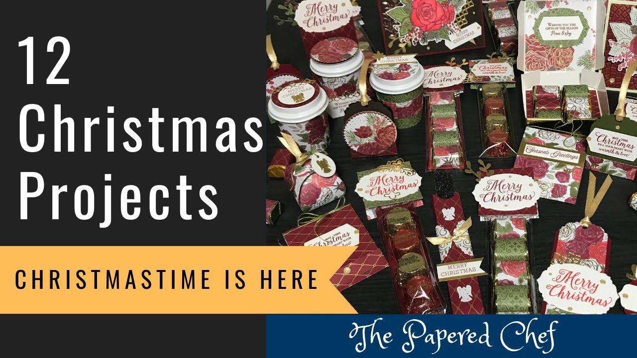 12 Projects created with the Christmastime is Here Suite by Stampin’ Up! - Craft Fair Inspiration