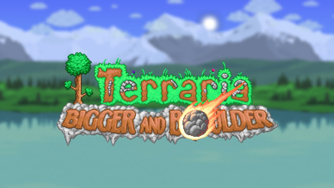 TERRARIA 1.4.5 BIGGER AND BOULDER