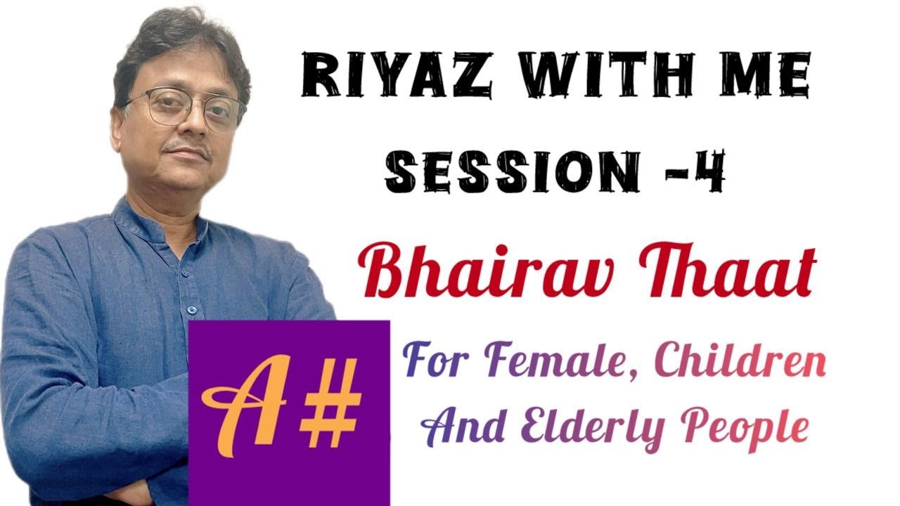 Voice training- 4, Riyaz with Me, For Female and children , A# pitch पाँचवा काला