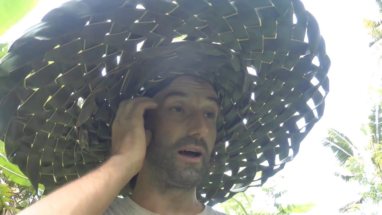 How to make a Coconut Palm Sombrero! - I Name You the Kerala Sombrero! Part 2 of 2!