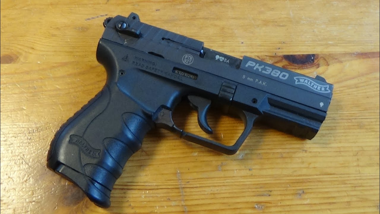 Walther PK 380 Kal. 9mm PAK - Review