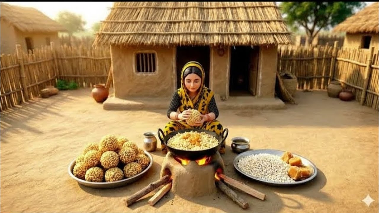 Miniature Doll Murmure Laddu Making ASMR | Miniature Cooking | 