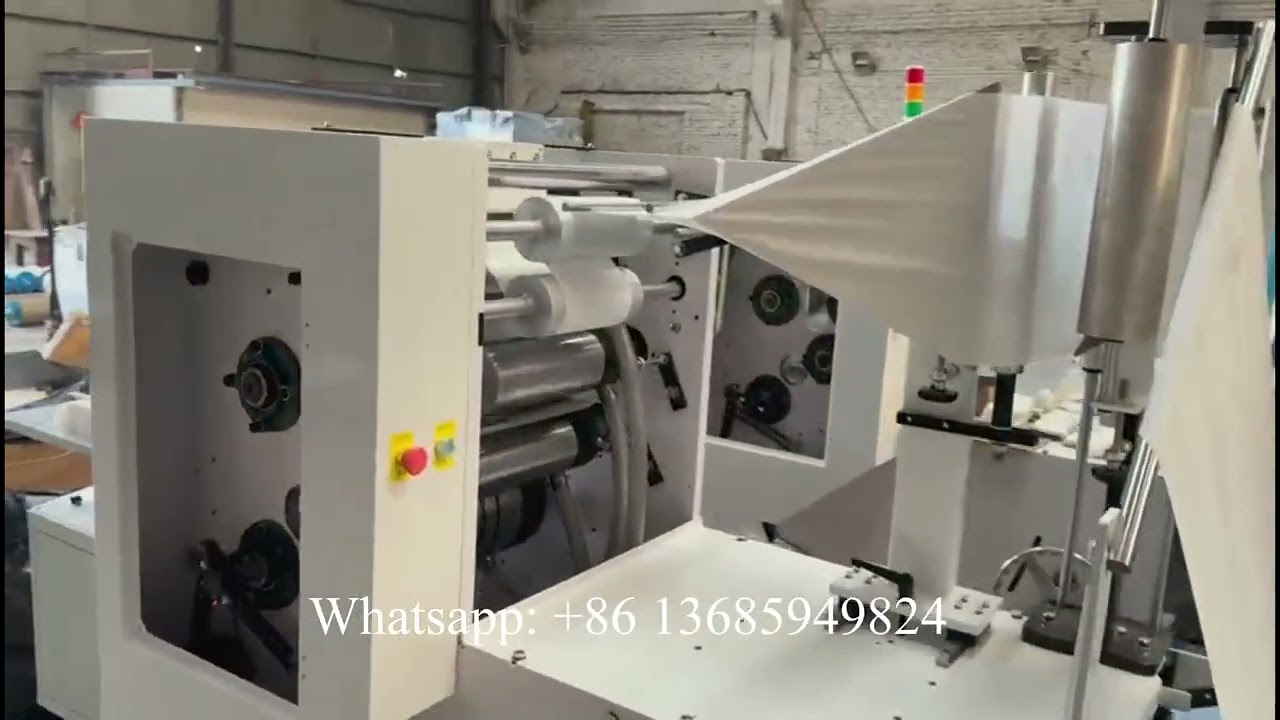 Automatic two color printing kangaroo dispenser tissue folding machine