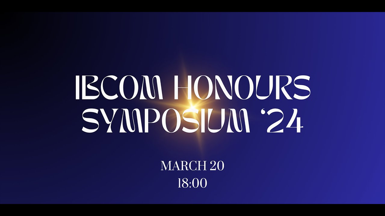 IBCoM Honours Symposium '24