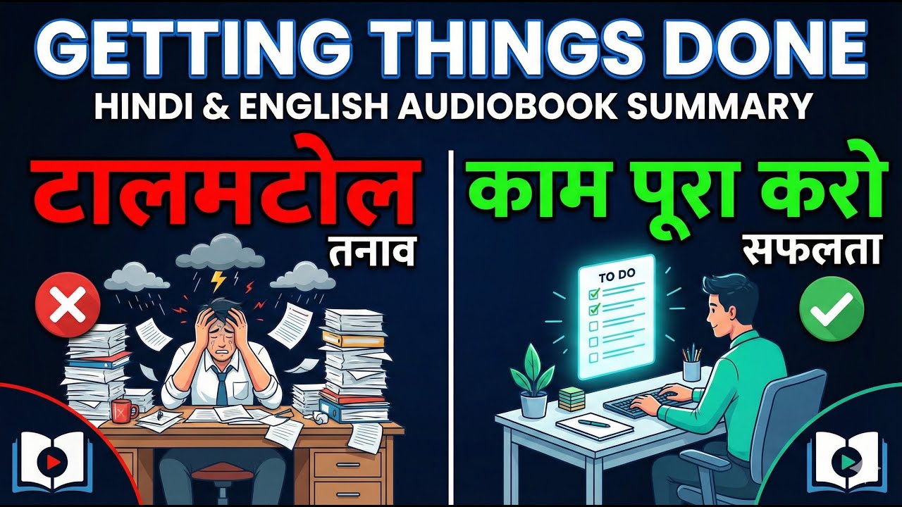 Getting Things Done Full Audiobook Hindi | David Allen | प्रोडक्टिविटी और स्ट्रेस फ्री लाइफ के राज़