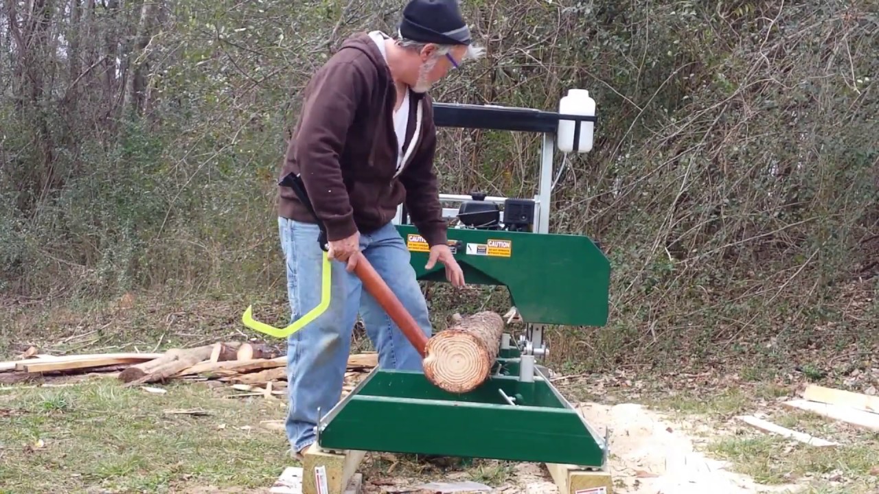 Milling Lumber for the First Time with Woodland Mills HM122