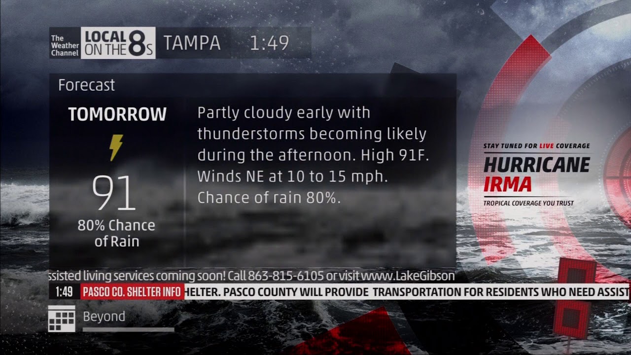 The Weather Channel - Local on the 8's 9/7/17