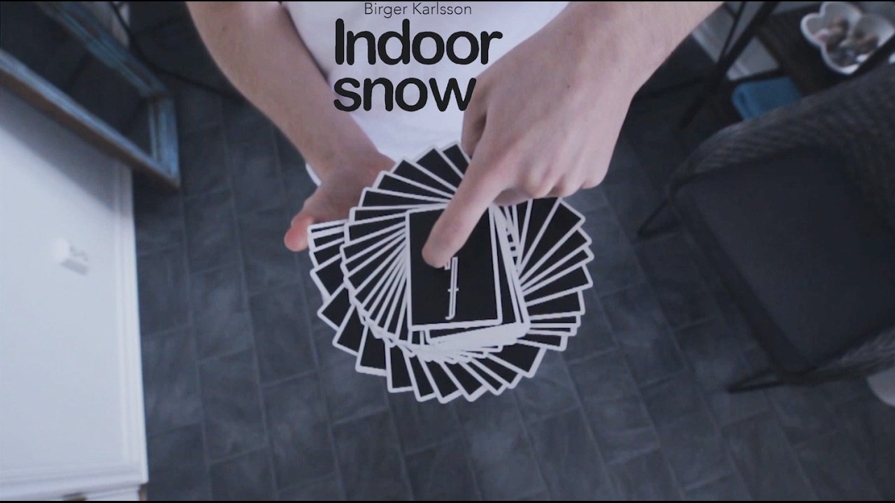INDOOR SNOW  | Cardistry | Birger Karlsson | 2017