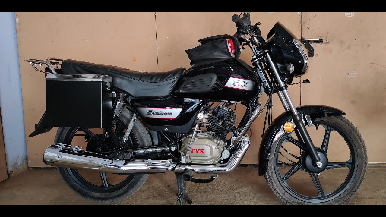 TVS RADEON Bike Side Box Fitting  || Metal Box || Side box for TVS Radeon bike - Steel Box