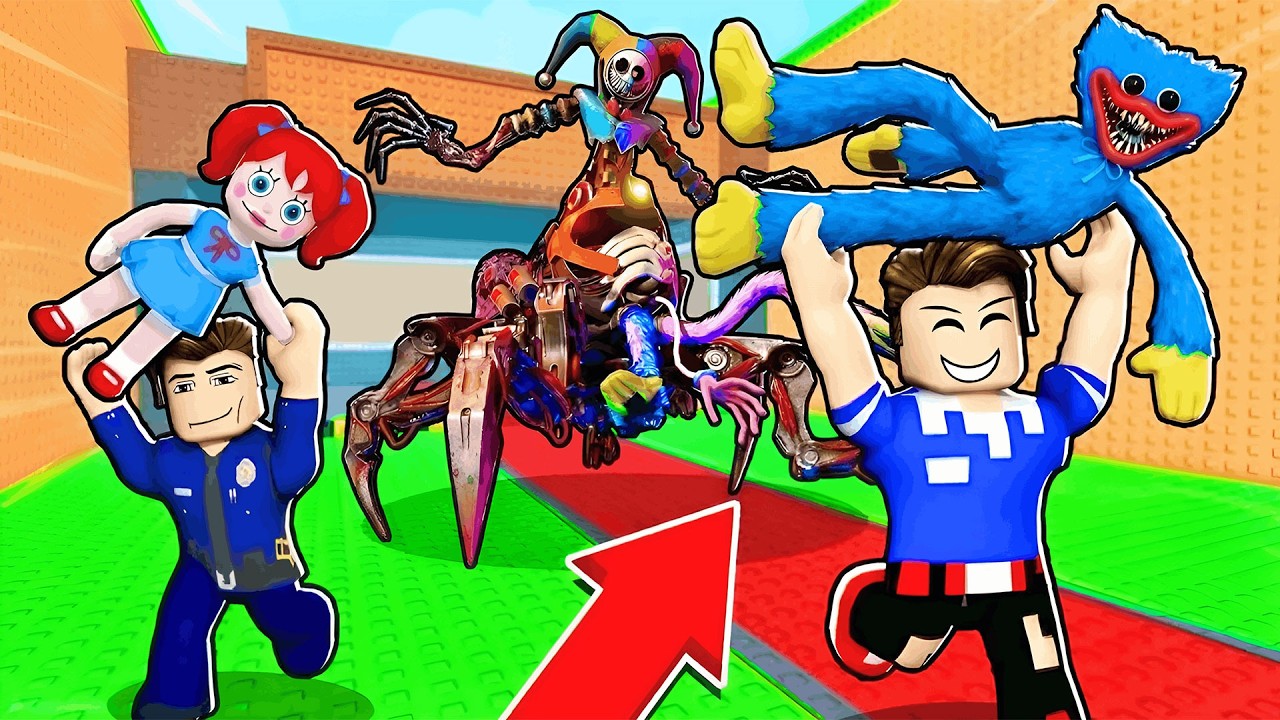 УКРАДИ ИГРУШКИ С БАЗЫ ПРОТОТИПА POPPY PLAYTIME 5 В РОБЛОКС
