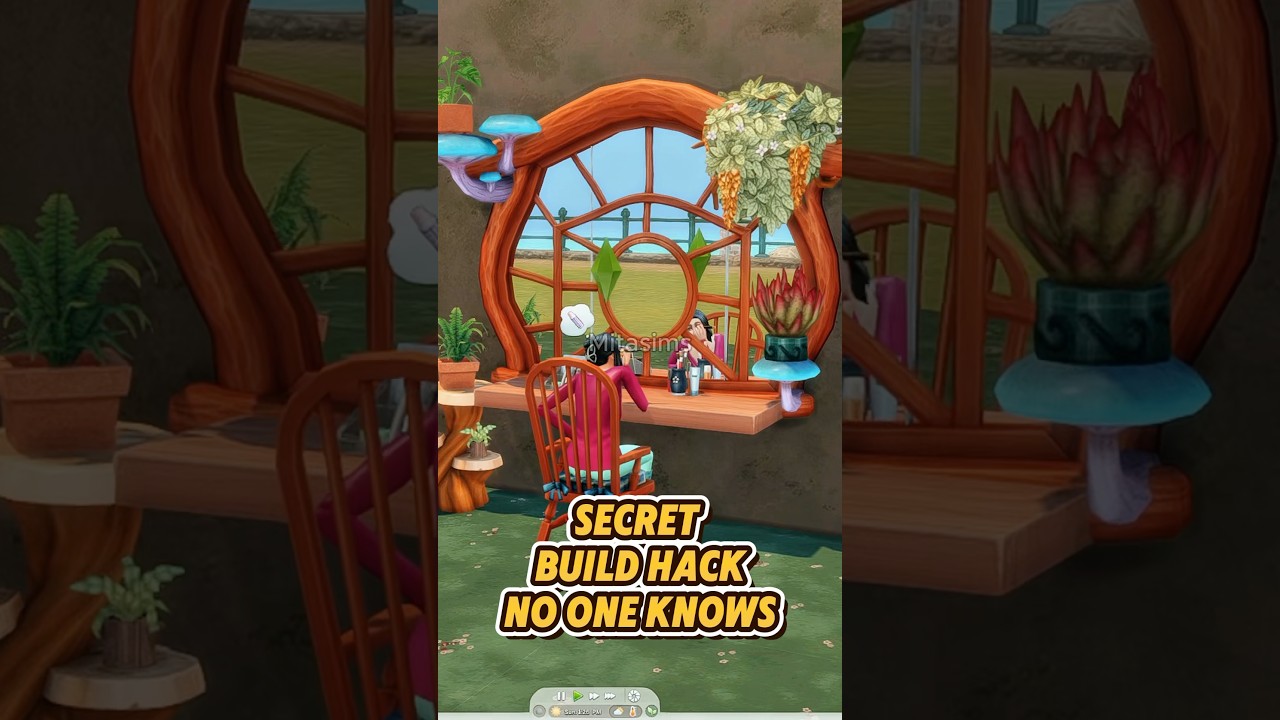 Sims 4 Enchanted by Nature (Secret Build Hacks No One Knows) #enchantedbynature