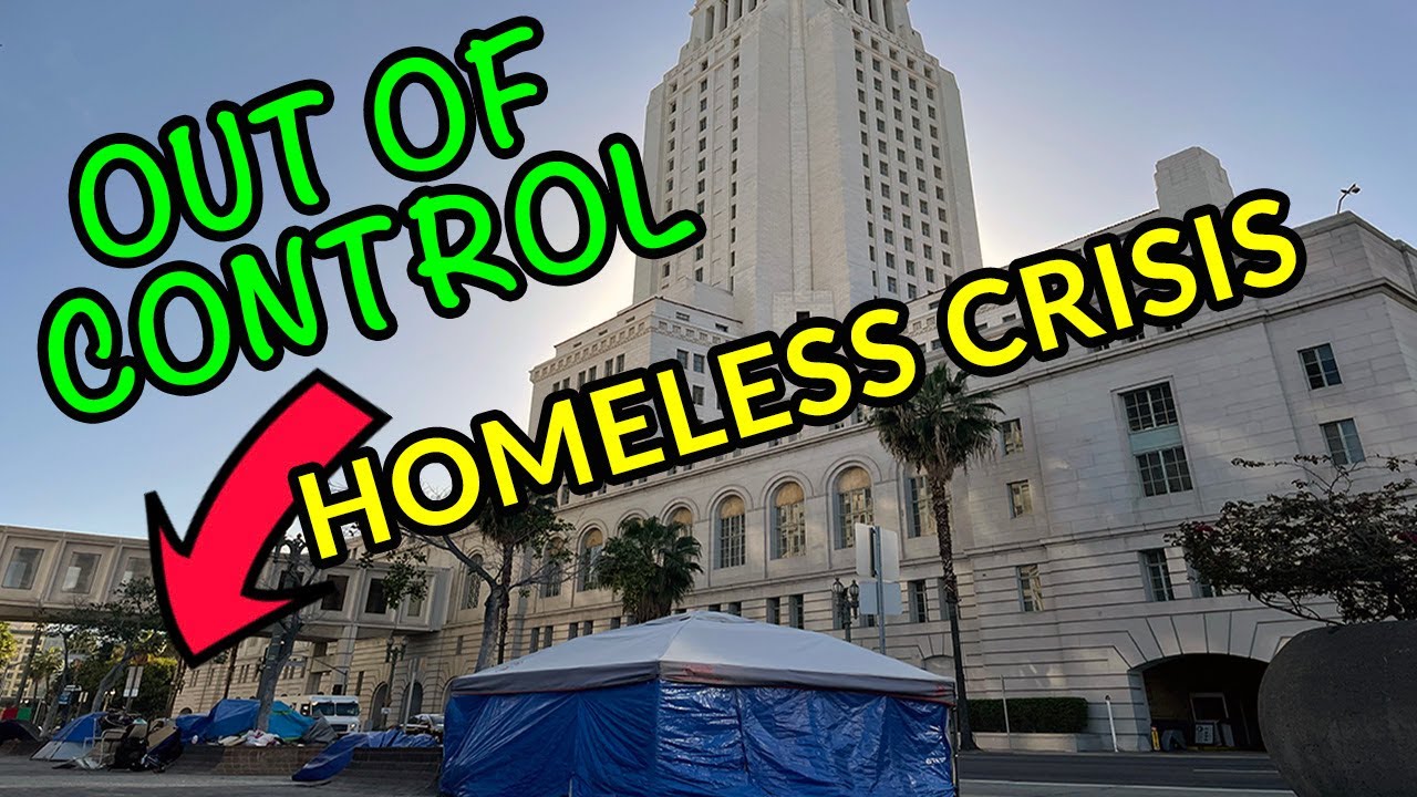 OUT OF CONTROL Homeless Crisis in Los Angeles | City Hall 【4K】