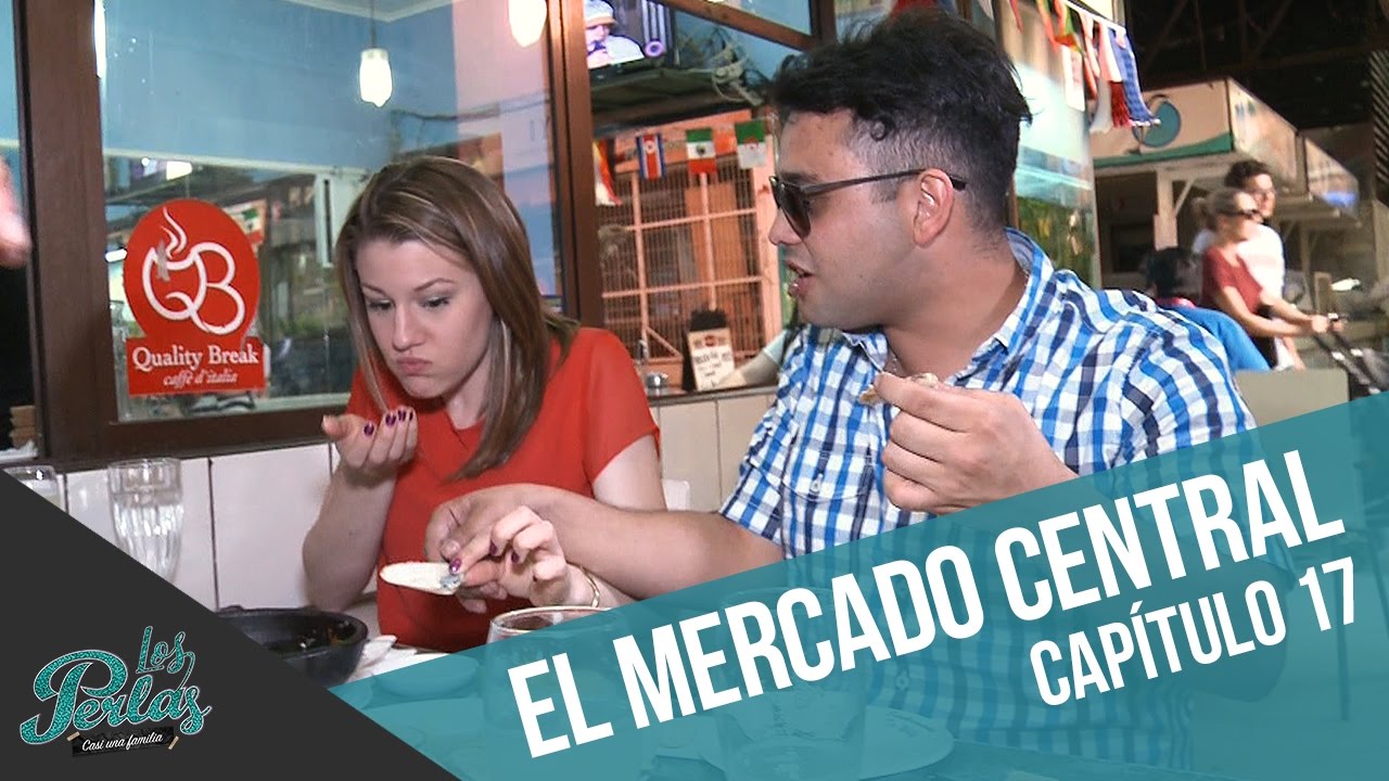 El grupo conoce el Mercado Central | Los Perlas
