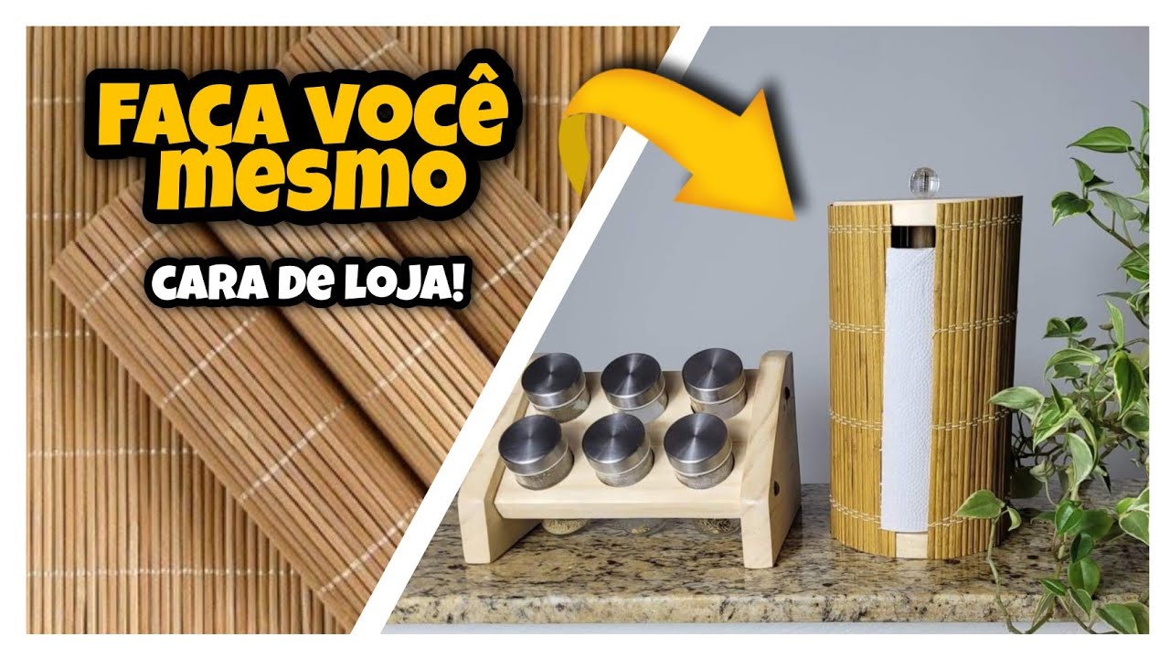 DIY - COMO DECORAR E ORGANIZAR A COZINHA COM SOBRAS DE MADEIRA / FAÇA VOCÊ FESMO, IDEIAS ÚTEIS