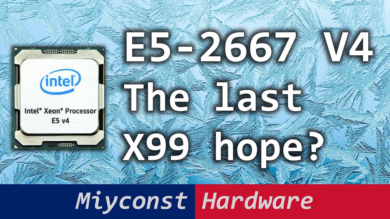 🇬🇧 Xeon E5-2667 V4 – test and comparison with E5-2696 V3, i3-12100 | RX 5700XT