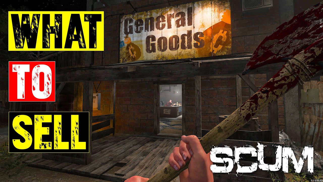 Scum - Trader Selling Guide for Early Game