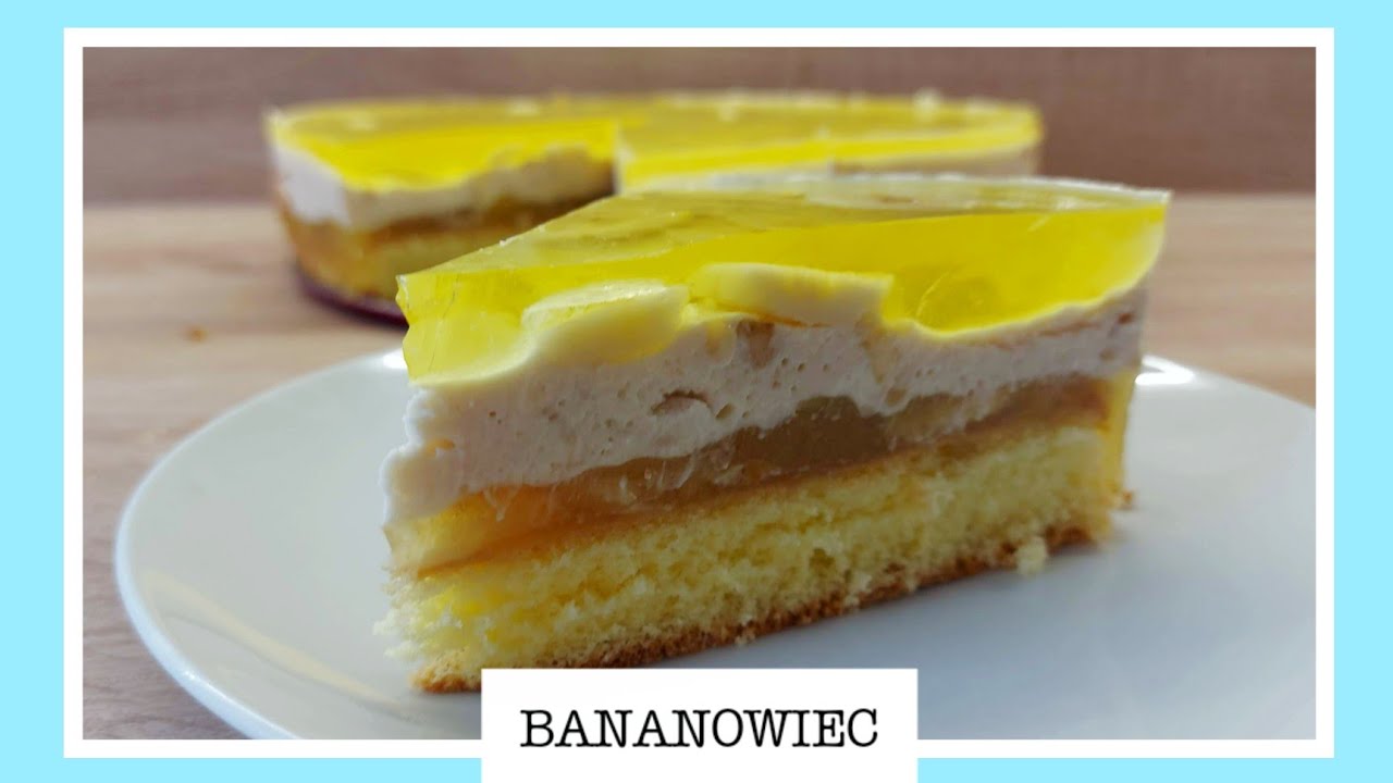 Pyszne CIASTO🍌BANANOWIEC