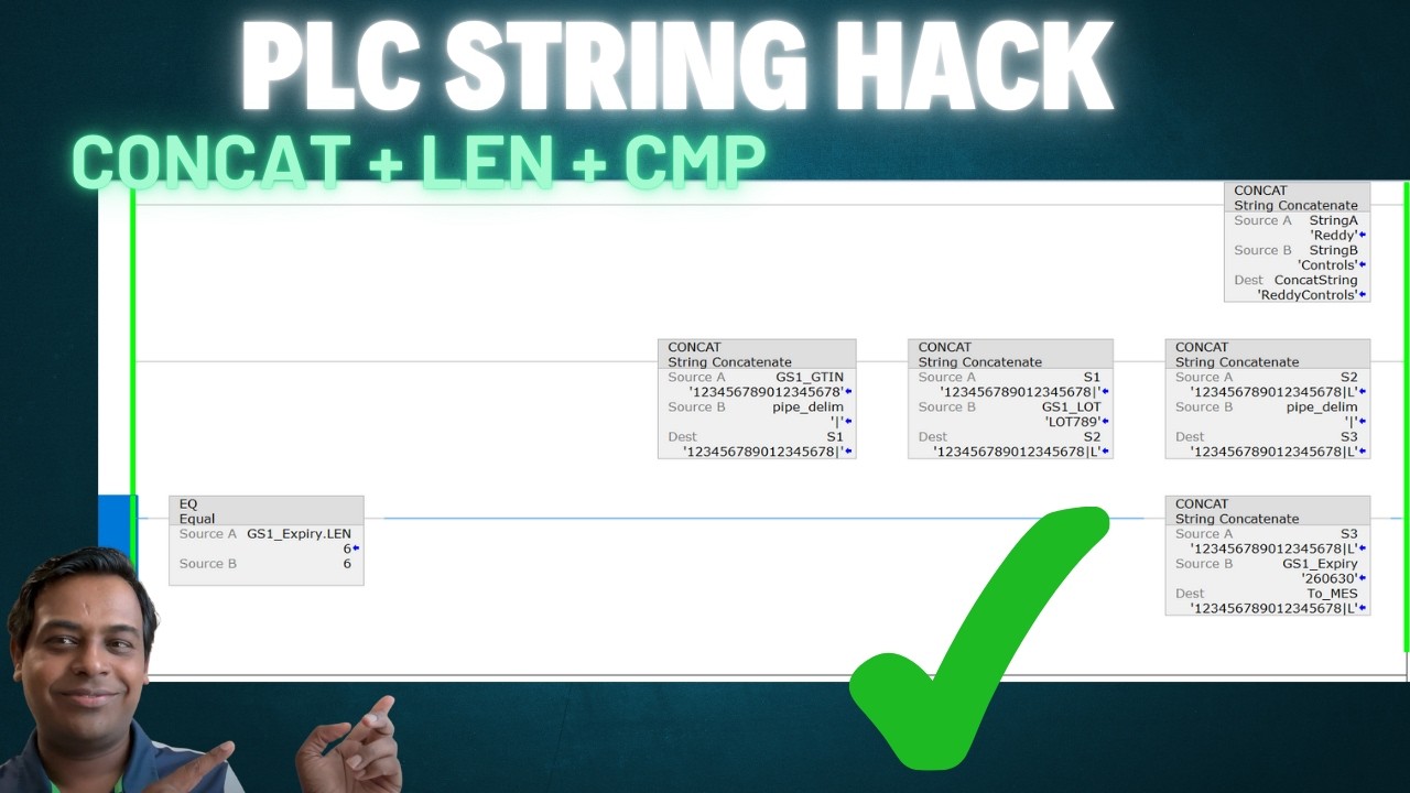 Build Production-Ready Strings in Studio5000: CONCAT, LEN, CMP Explained