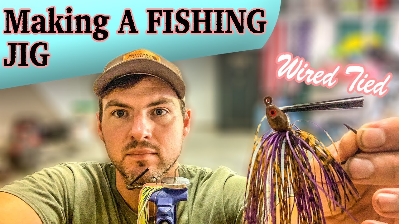 How We Make Our Bass Fishing Jigs -- Wired-Tied & Hand Poured