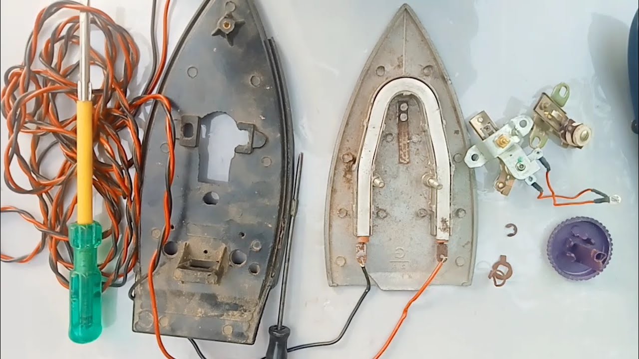 Iron Press Repair // Iron Press Wire Connection // Iron Press.