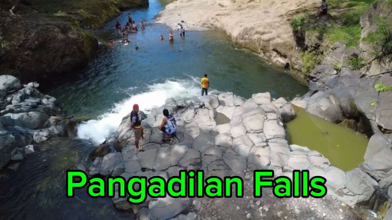 Pangadilan fallss and rock formation.